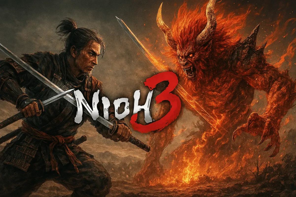 日本武士與妖怪戰鬥概念圖